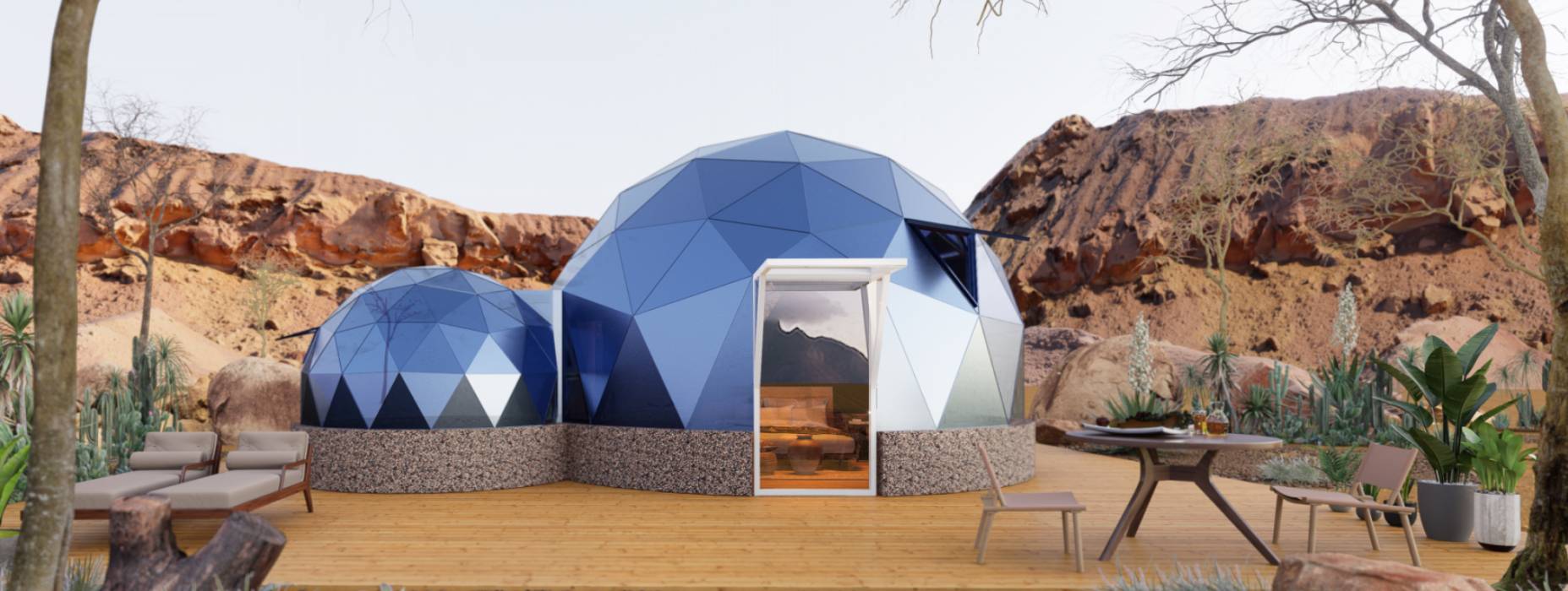 册亨县球形智能光伏玻璃星空房